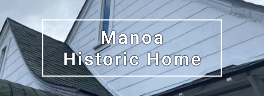 image of a historic Manoa home that was cleaned by Pacific Spray Wash